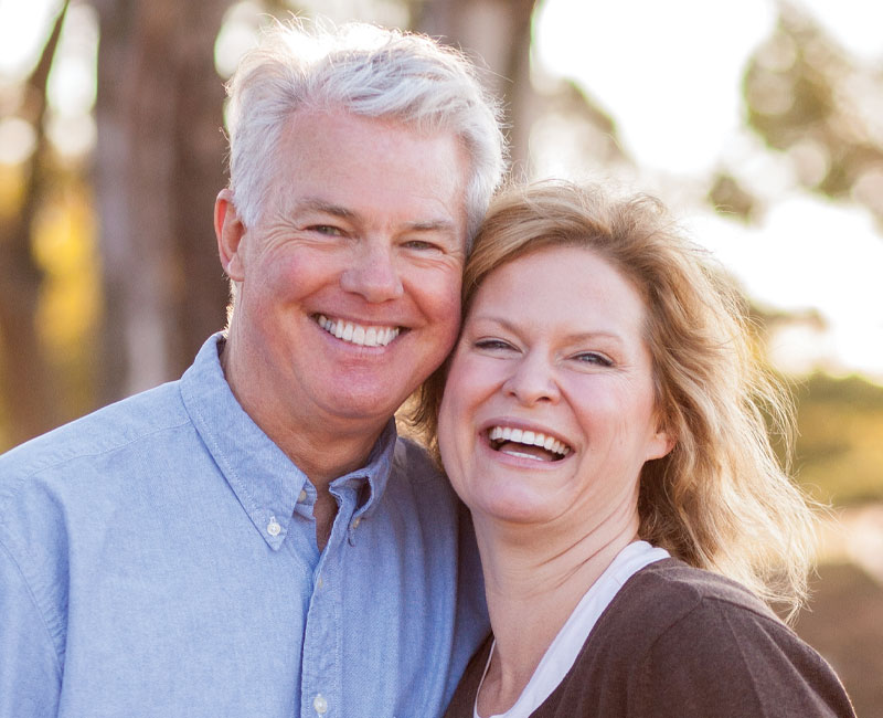 smiling couple