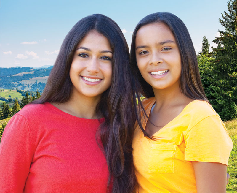 two smiling ladies